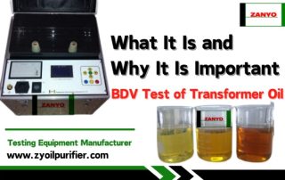 BDV Test of Transformer Oil