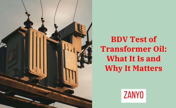 Transformer setup and BDV test equipment